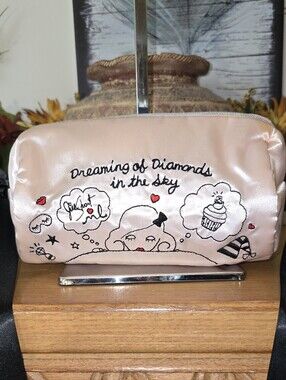 Jill Stuart X Morgan Lane Pajama Party Cosmetic Bag EUC